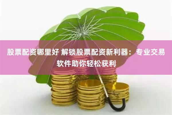 股票配资哪里好 解锁股票配资新利器：专业交易软件助你轻松获利
